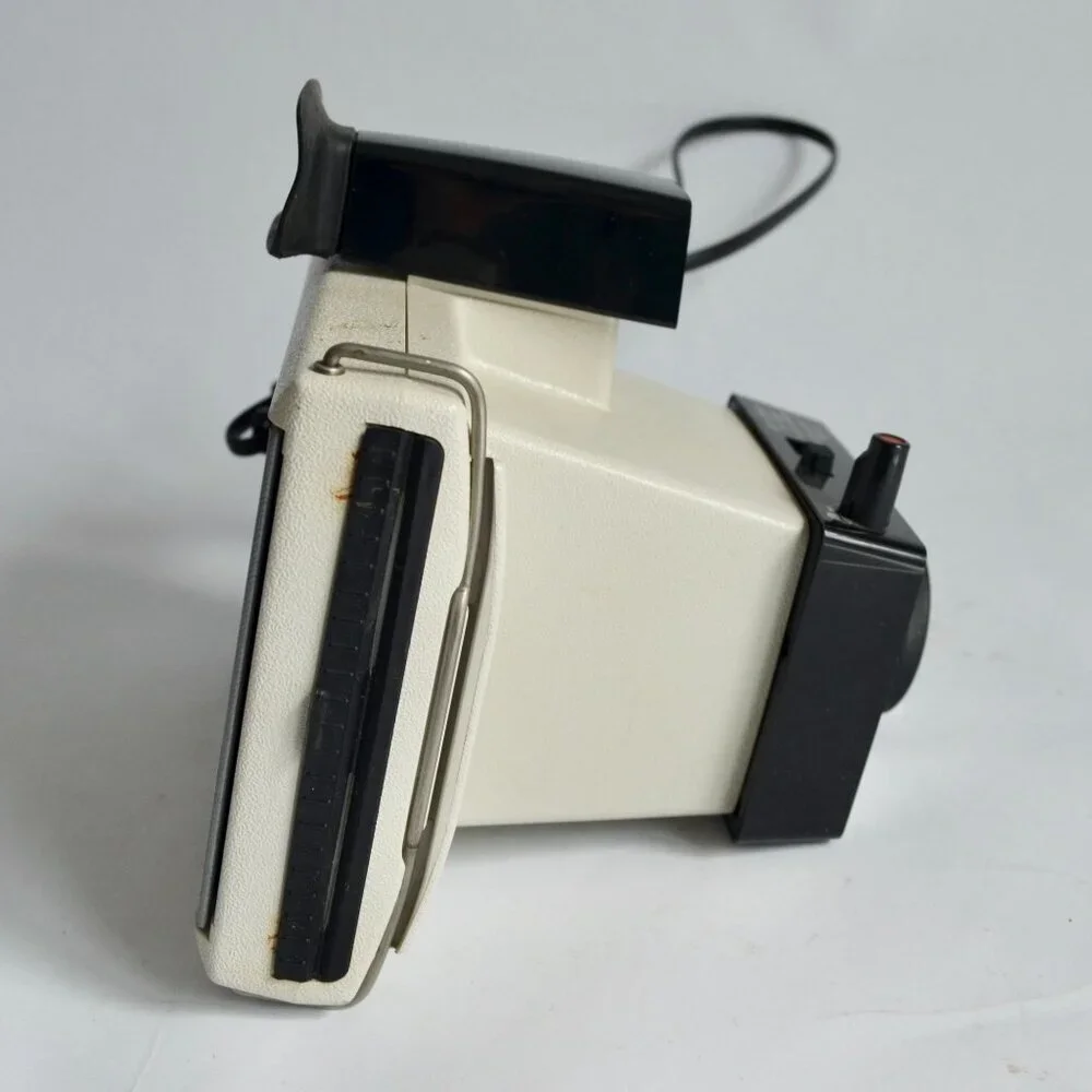 Polaroid Electric Zip Land Camera White Vintage UNTESTED